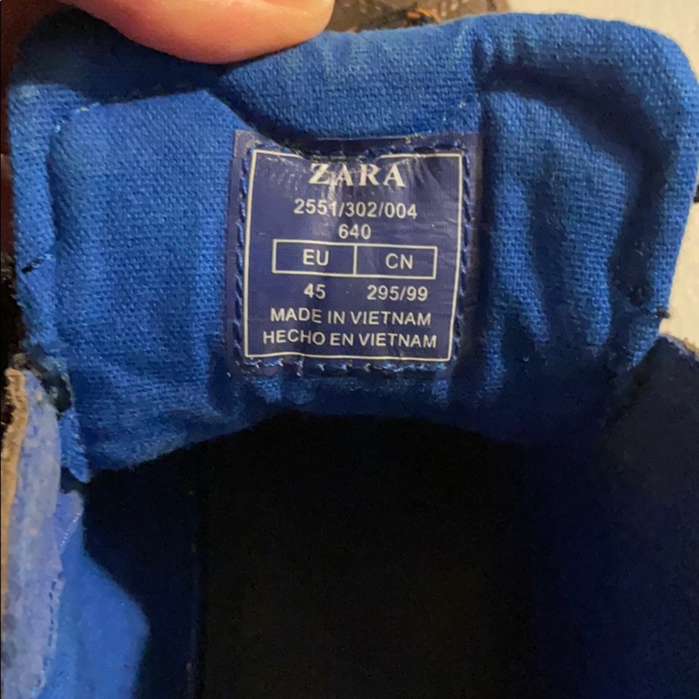 Zara Boots, EU 45, US 11, brown, worn once - Picture 2 of 5